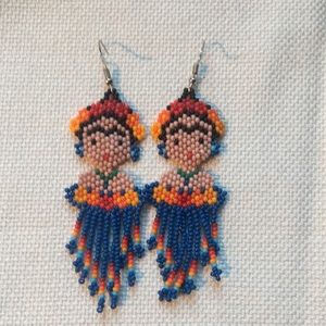 NWOT Mexican Frida Kahlo Earrings